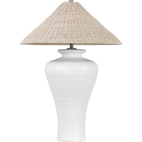 Troy Lighting - PTL1029-PBR/CLW - Two Light Table Lamp - Pezante - Patina Brass/Ceramic Loft White