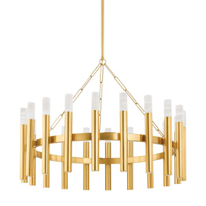 Hudson Valley - 5742-AGB - 20 Light Chandelier - Pali - Aged Brass