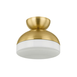 Mitzi - H851501-AGB - One Light Flush Mount - Rue - Aged Brass