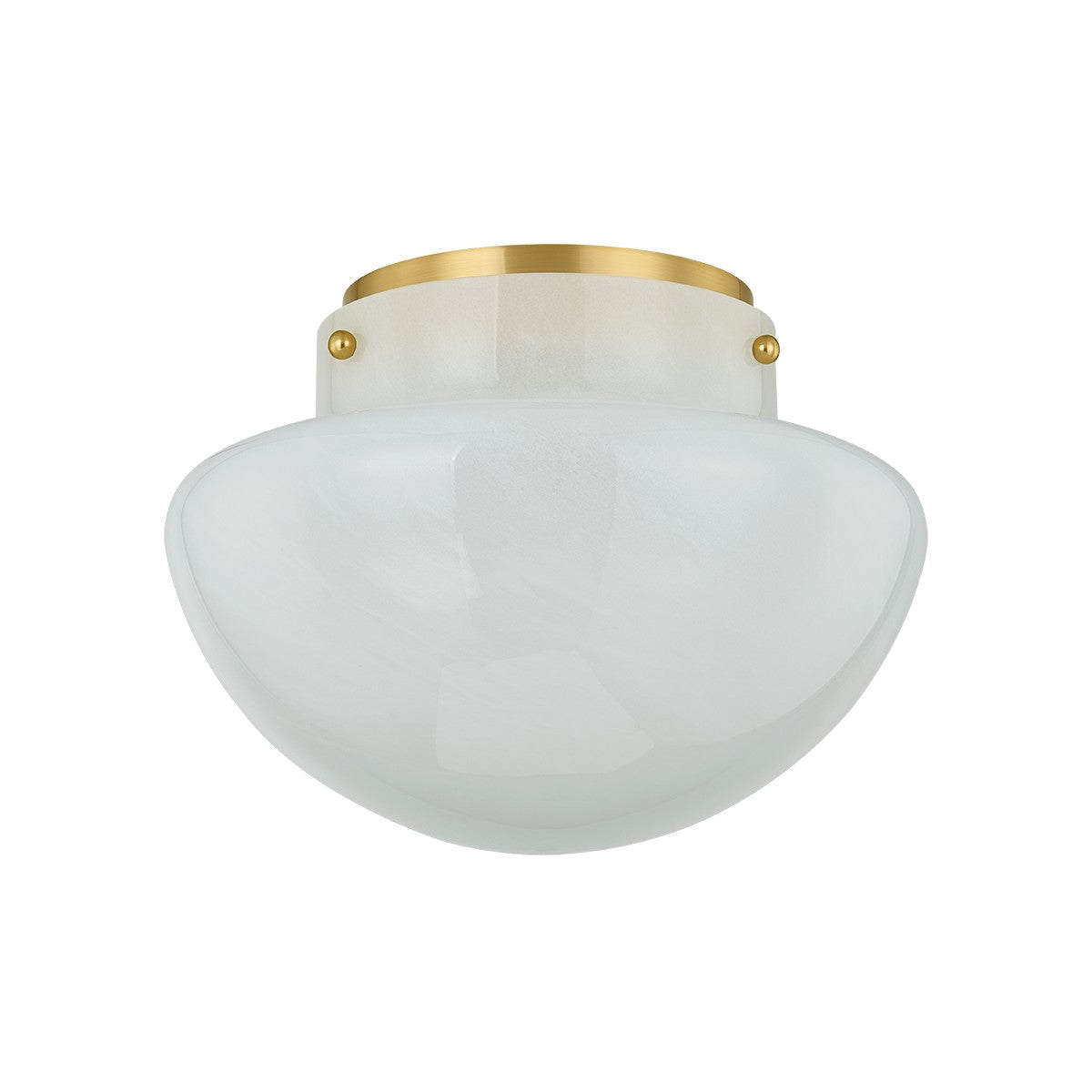 Mitzi - H863501-AGB - One Light Flush Mount - Lilou - Aged Brass