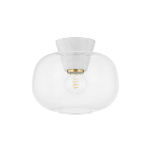 Mitzi - H869501-AGB - One Light Flush Mount - Ariella - Aged Brass