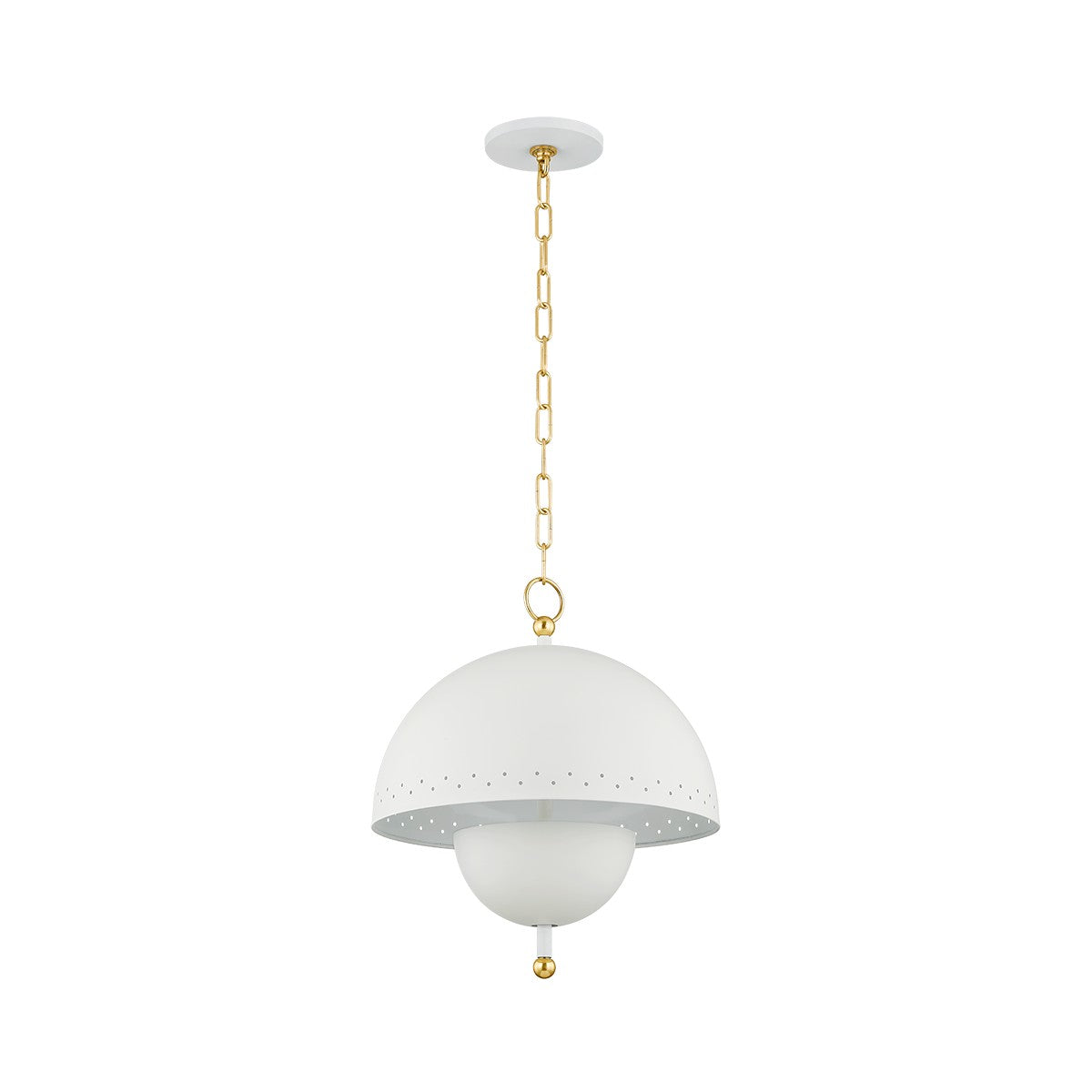 Mitzi - H885702-AGB/SWH - Two Light Pendant - Jojo - Aged Brass/Soft White