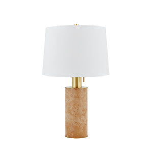 Mitzi - HL853201-AGB - One Light Table Lamp - Clarissa - Aged Brass