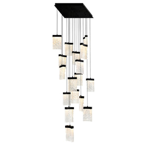 CWI Lighting - 1587P24-17-101 - LED Chandelier - Lava - Black