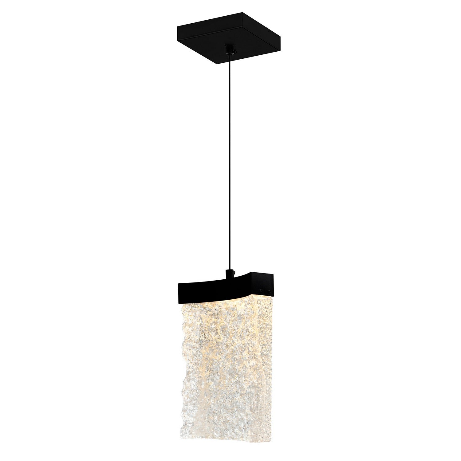 CWI Lighting - 1587P6-1-101 - LED Mini Pendant - Lava - Black