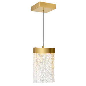 CWI Lighting - 1587P6-1-624 - LED Mini Pendant - Lava - Brass