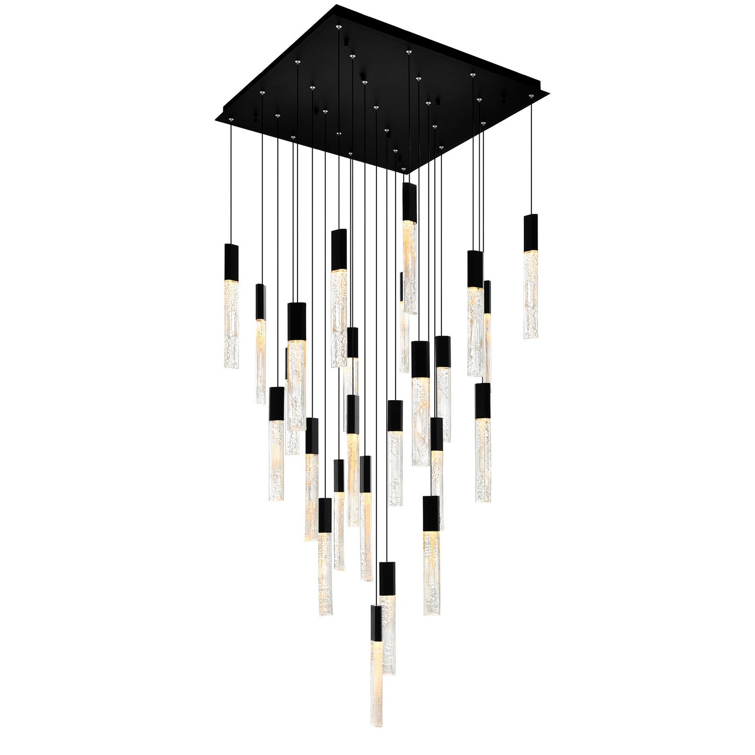 CWI Lighting - 1589P28-25-101 - LED Chandelier - Greta - Black