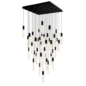 CWI Lighting - 1589P36-41-101 - LED Chandelier - Greta - Black