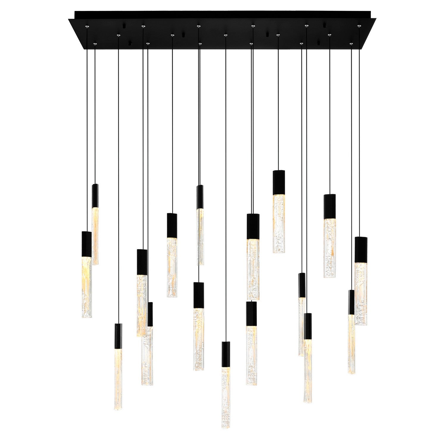 CWI Lighting - 1589P48-17-101-RC - LED Chandelier - Greta - Black