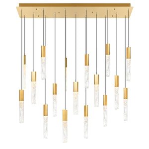 CWI Lighting - 1589P48-17-624-RC - LED Chandelier - Greta - Brass