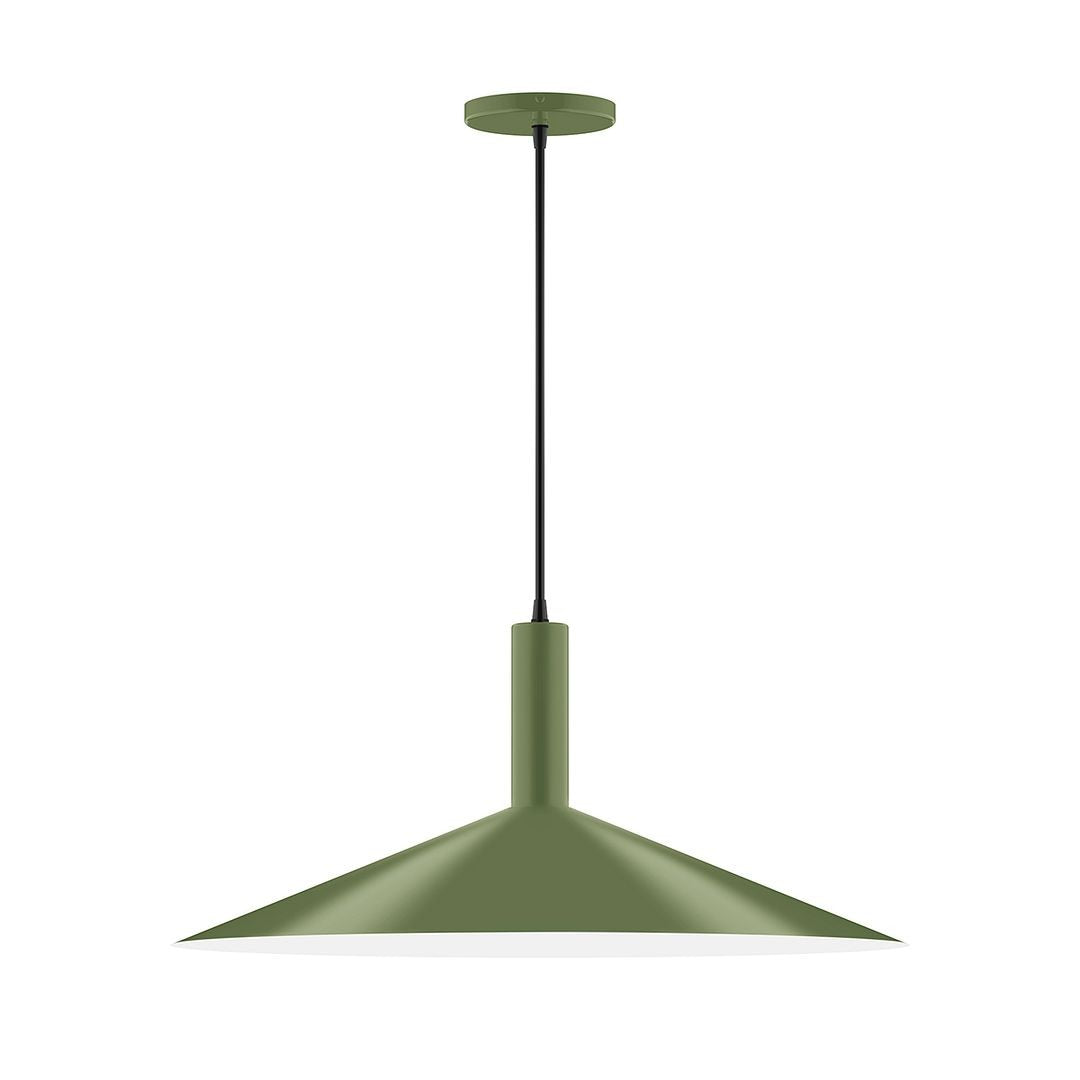 Montclair Light Works - PEBX478-22-C01 - Two Light Pendant - Stack - Fern Green