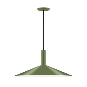 Montclair Light Works - PEBX478-22-C01 - Two Light Pendant - Stack - Fern Green