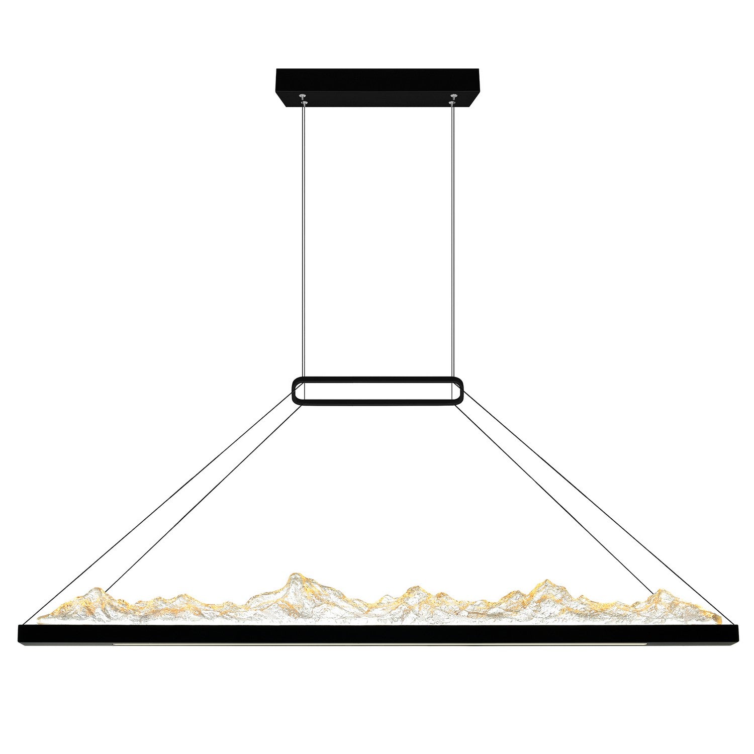 CWI Lighting - 1601P48-101 - LED Chandelier - Himalayas - Black