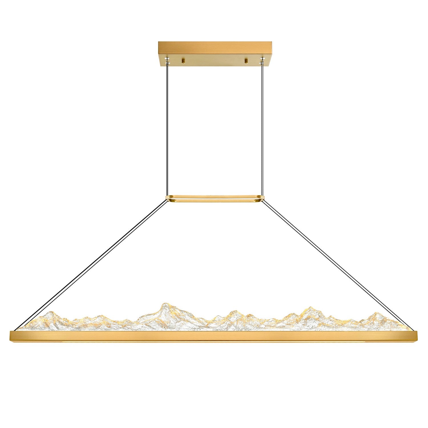 CWI Lighting - 1601P48-624 - LED Chandelier - Himalayas - Brass