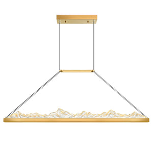 CWI Lighting - 1601P48-624 - LED Chandelier - Himalayas - Brass