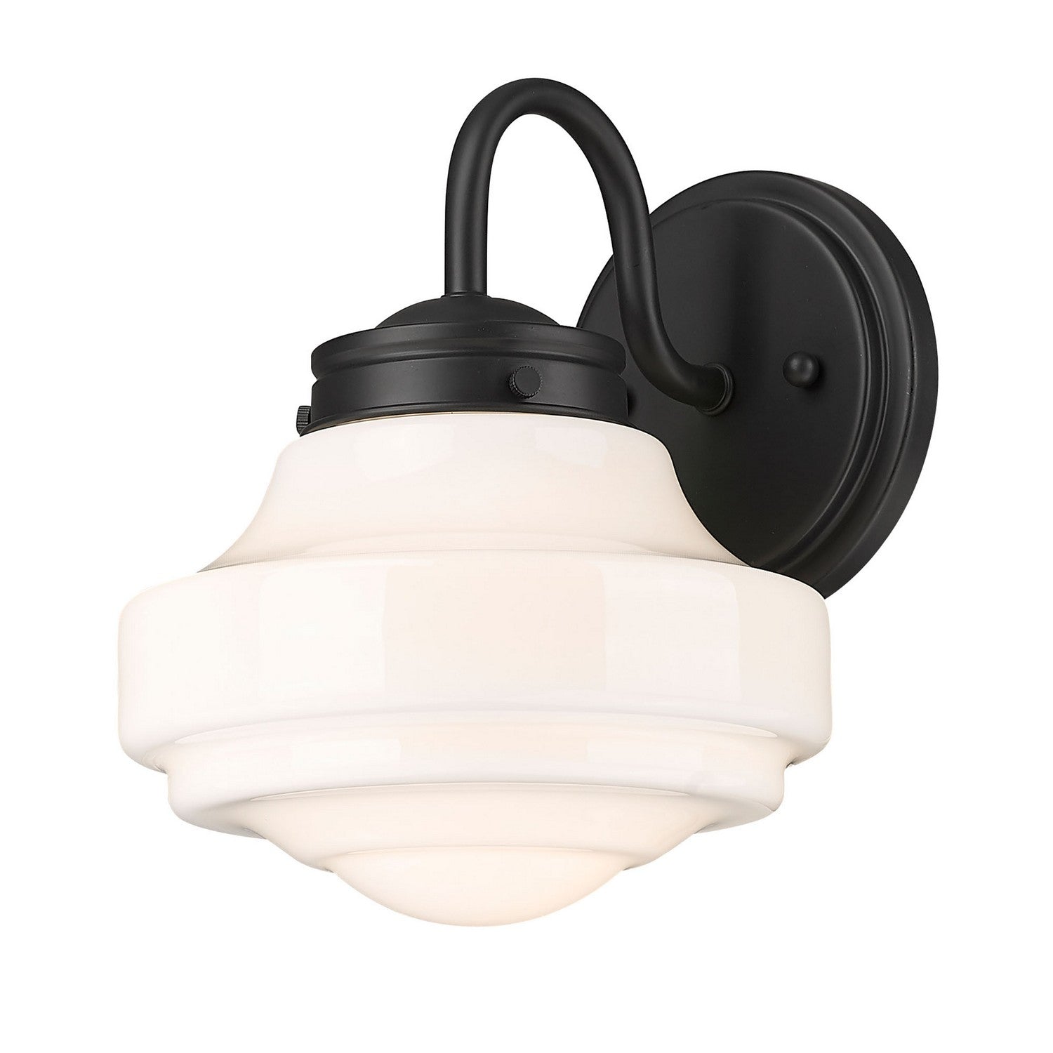 Golden - 0508-1W BLK-VMG - One Light Wall Sconce - Ingalls - Matte Black