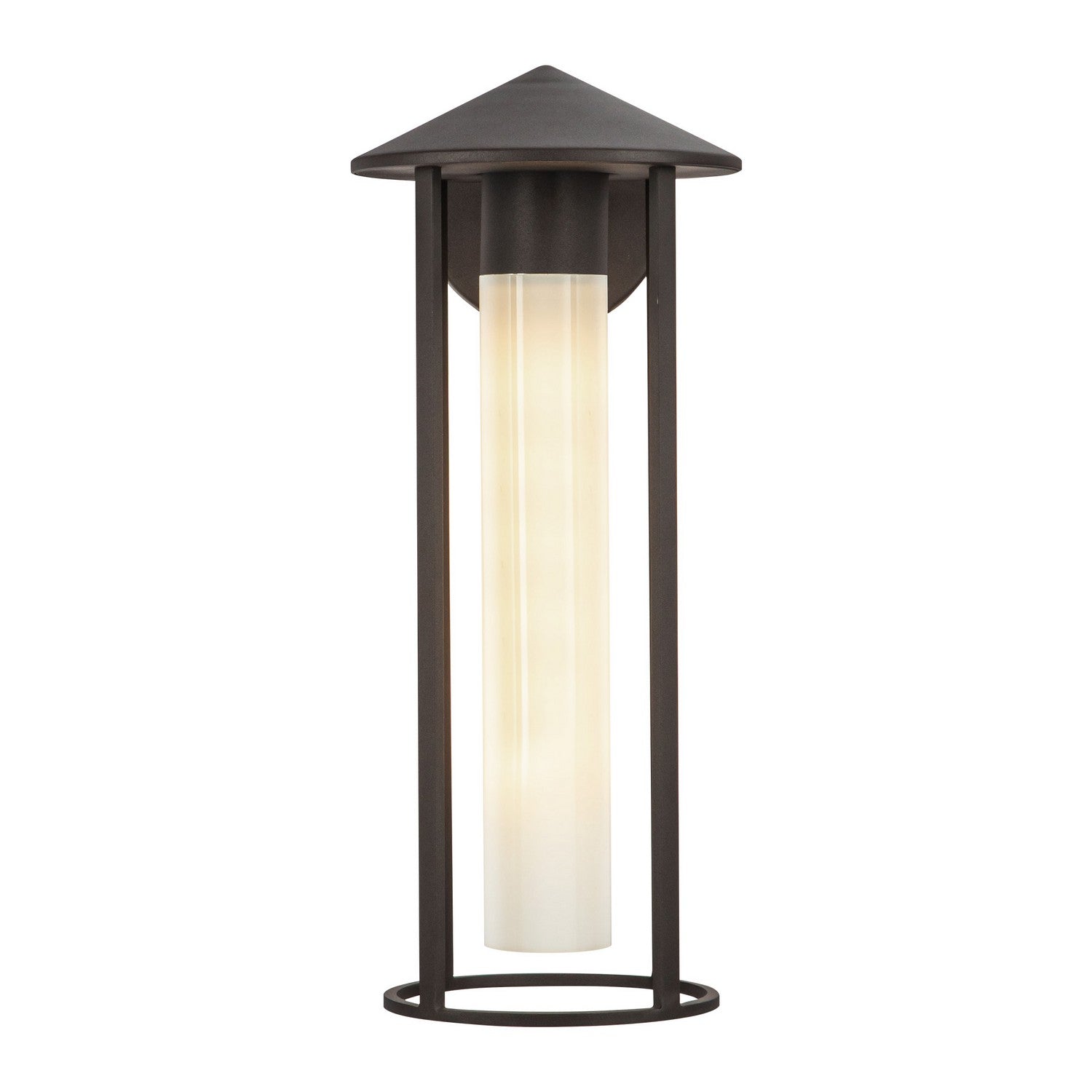 Alora - EW526318BZGO - One Light Exterior Wall Mount - Tenko - Bronze/Glossy Opal Glass