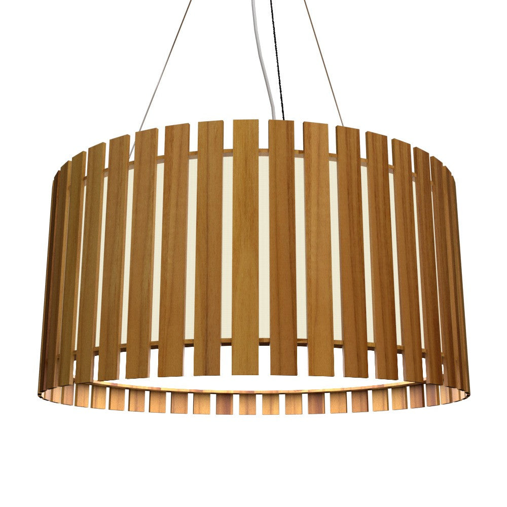 Accord Lighting - 1093LED.12 - LED Pendant - Slatted - Teak