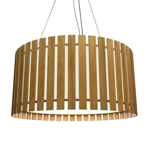 Accord Lighting - 1095LED.09 - LED Pendant - Slatted - Louro Freijo