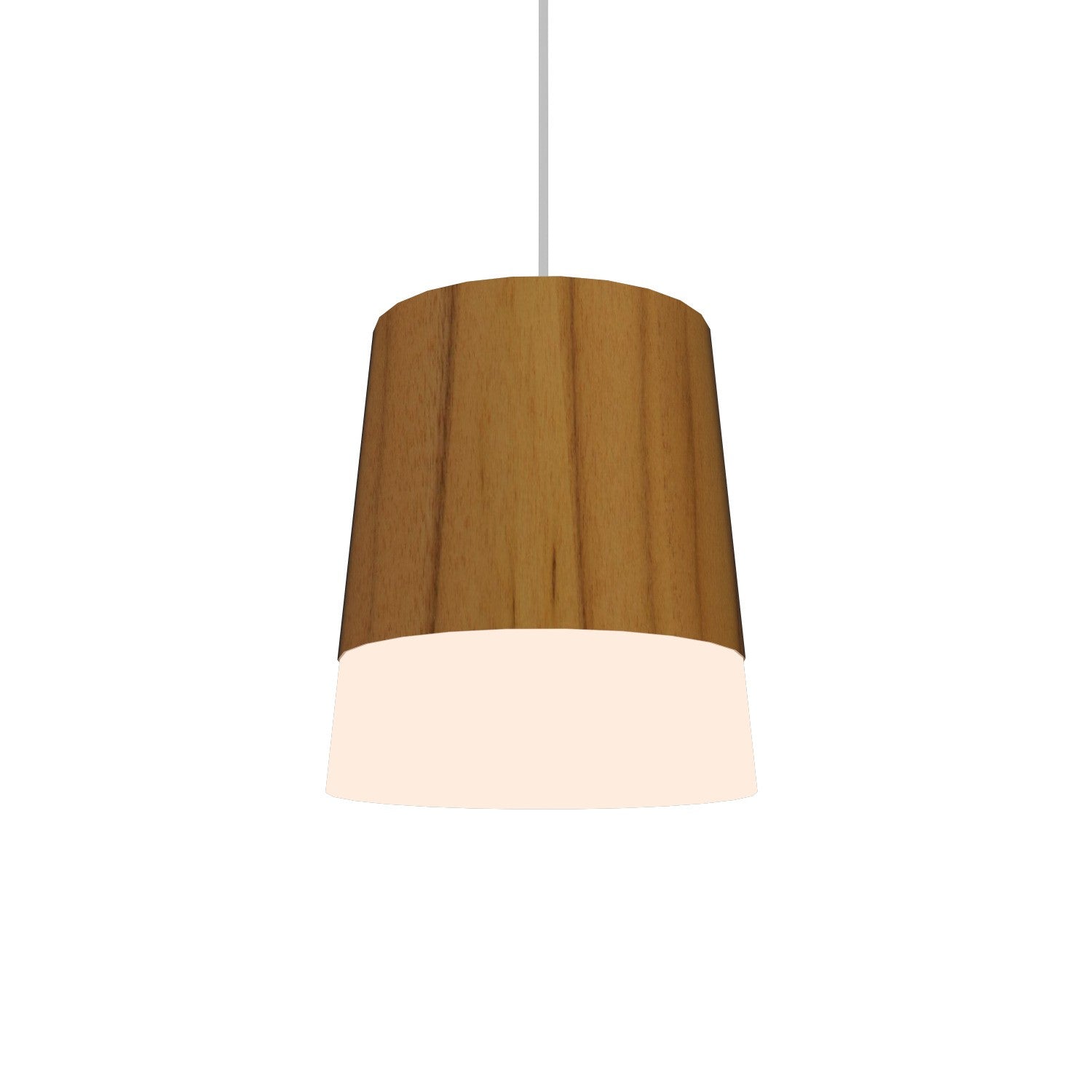 Accord Lighting - 1100LED.12 - LED Pendant - Conical - Teak