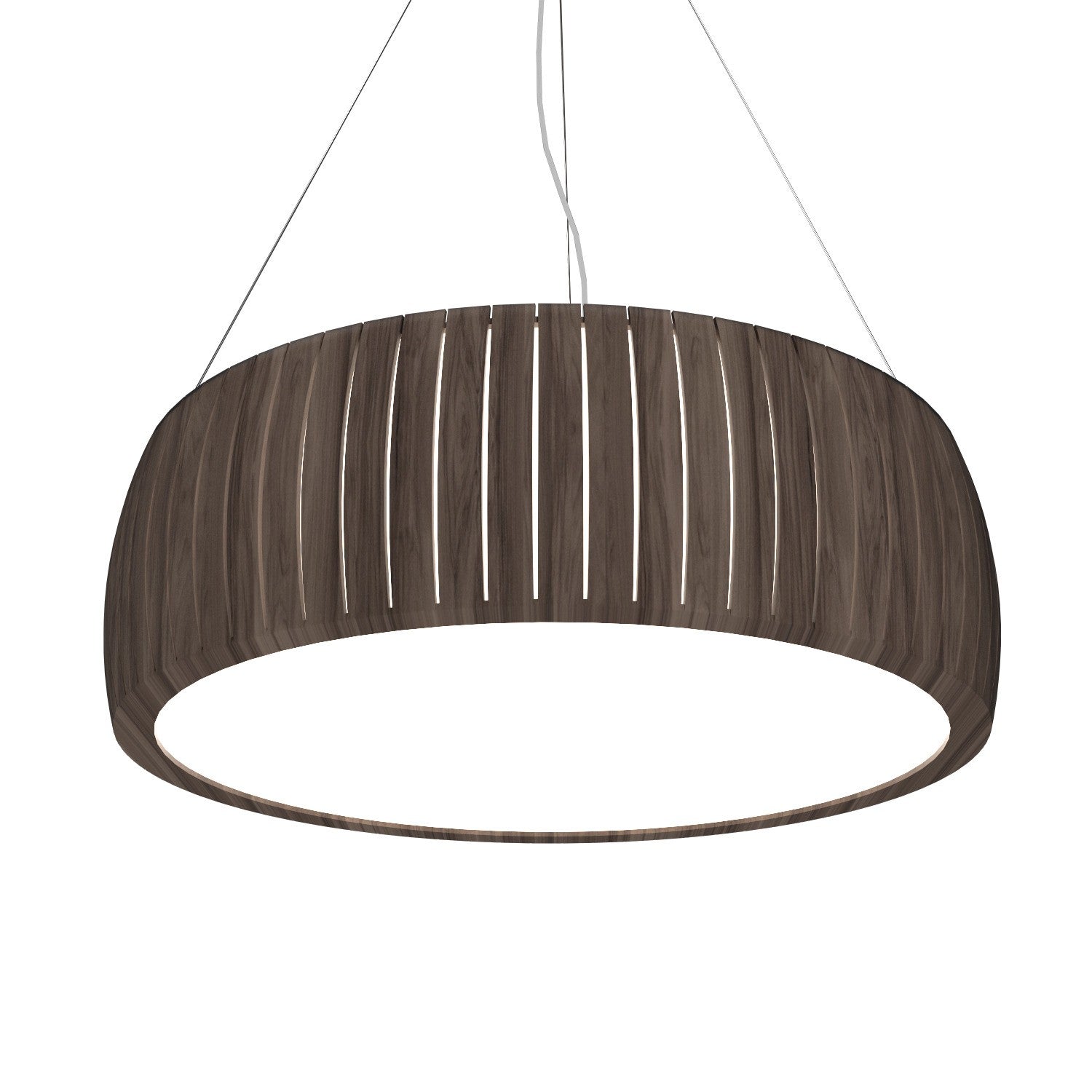 Accord Lighting - 1112LED.18 - LED Pendant - Barrel - American Walnut