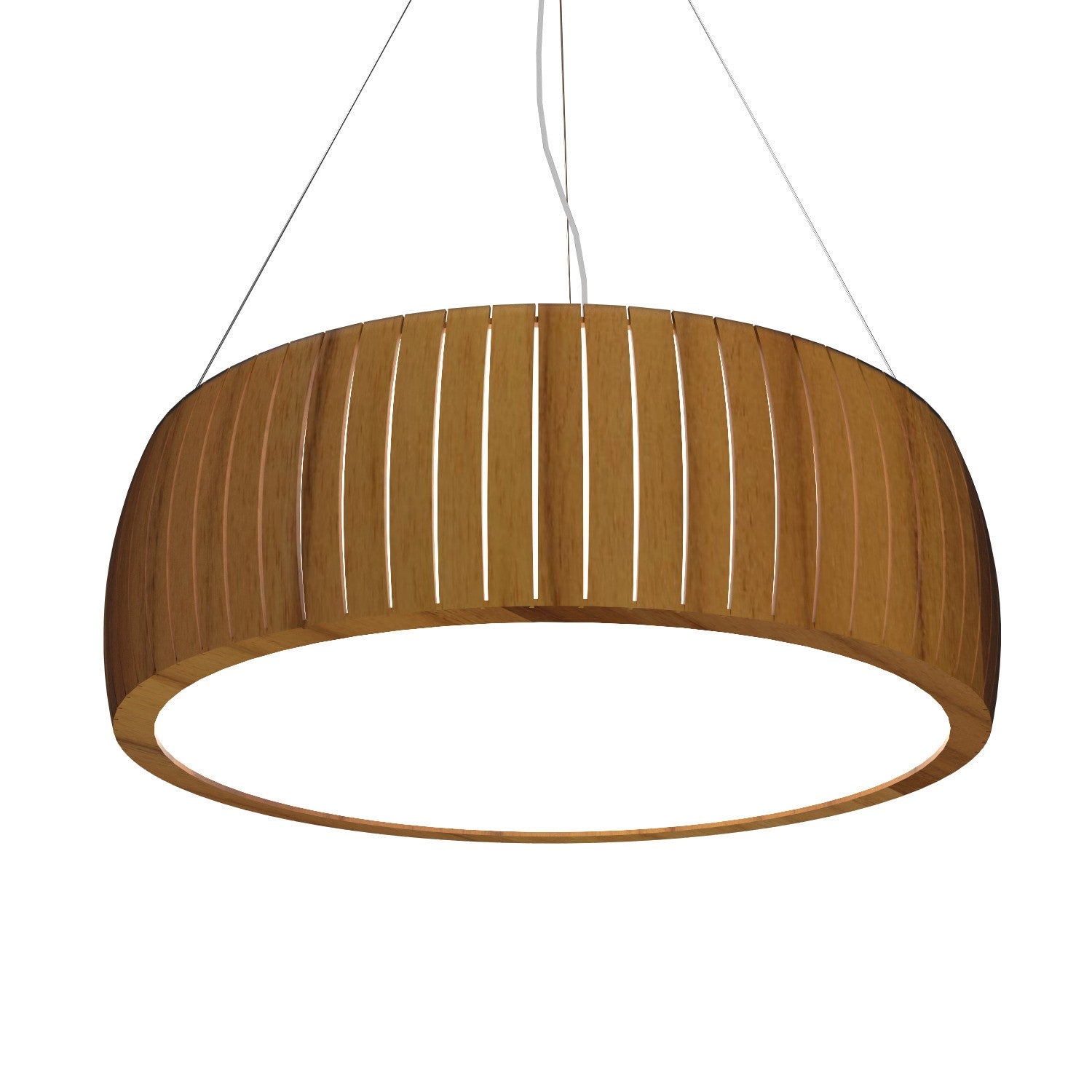 Accord Lighting - 1113LED.12 - LED Pendant - Barrel - Teak