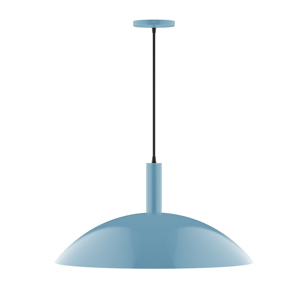 Montclair Light Works - PEBX477-54-C26 - Two Light Pendant - Stack - Light Blue