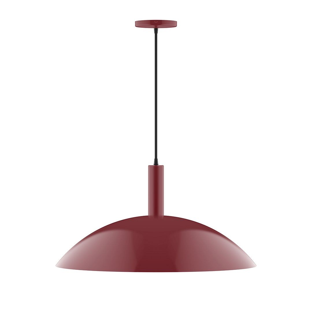 Montclair Light Works - PEBX477-55-C01 - Two Light Pendant - Stack - Barn Red