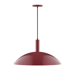 Montclair Light Works - PEBX477-55-C01 - Two Light Pendant - Stack - Barn Red