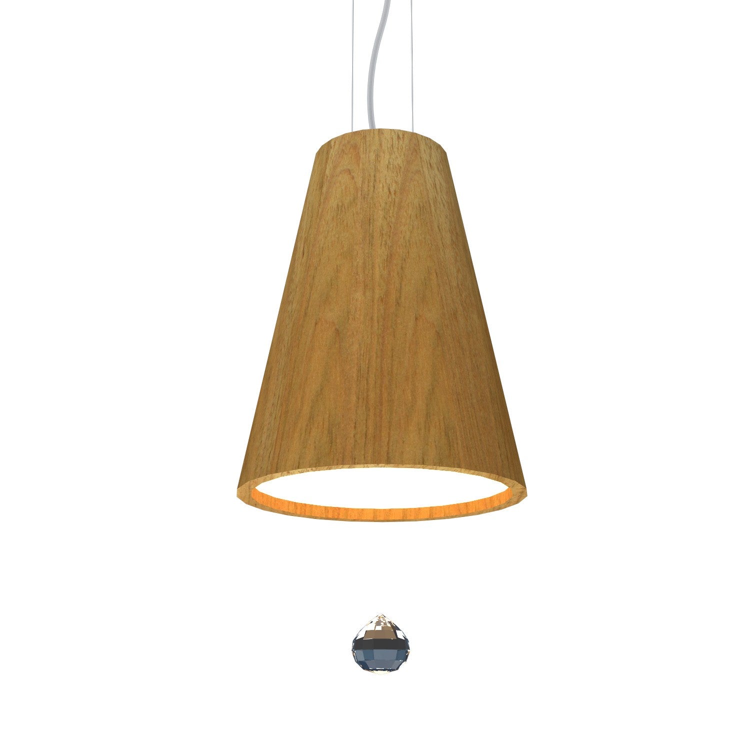 Accord Lighting - 1130CLED.09 - LED Pendant - Conical - Louro Freijo