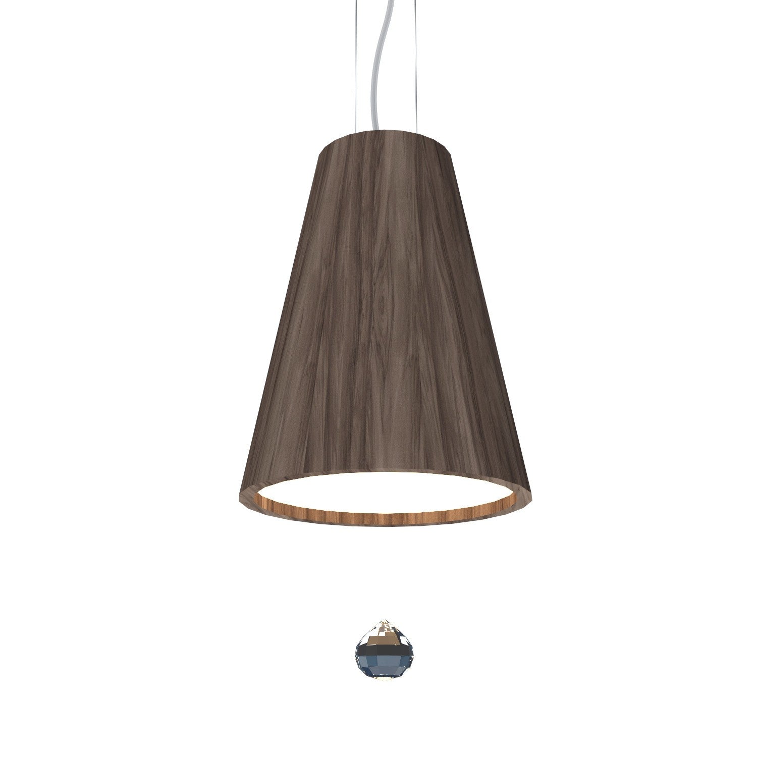 Accord Lighting - 1130CLED.18 - LED Pendant - Conical - American Walnut