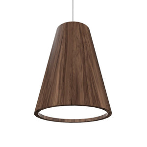 Accord Lighting - 1130LED.18 - LED Pendant - Conical - American Walnut