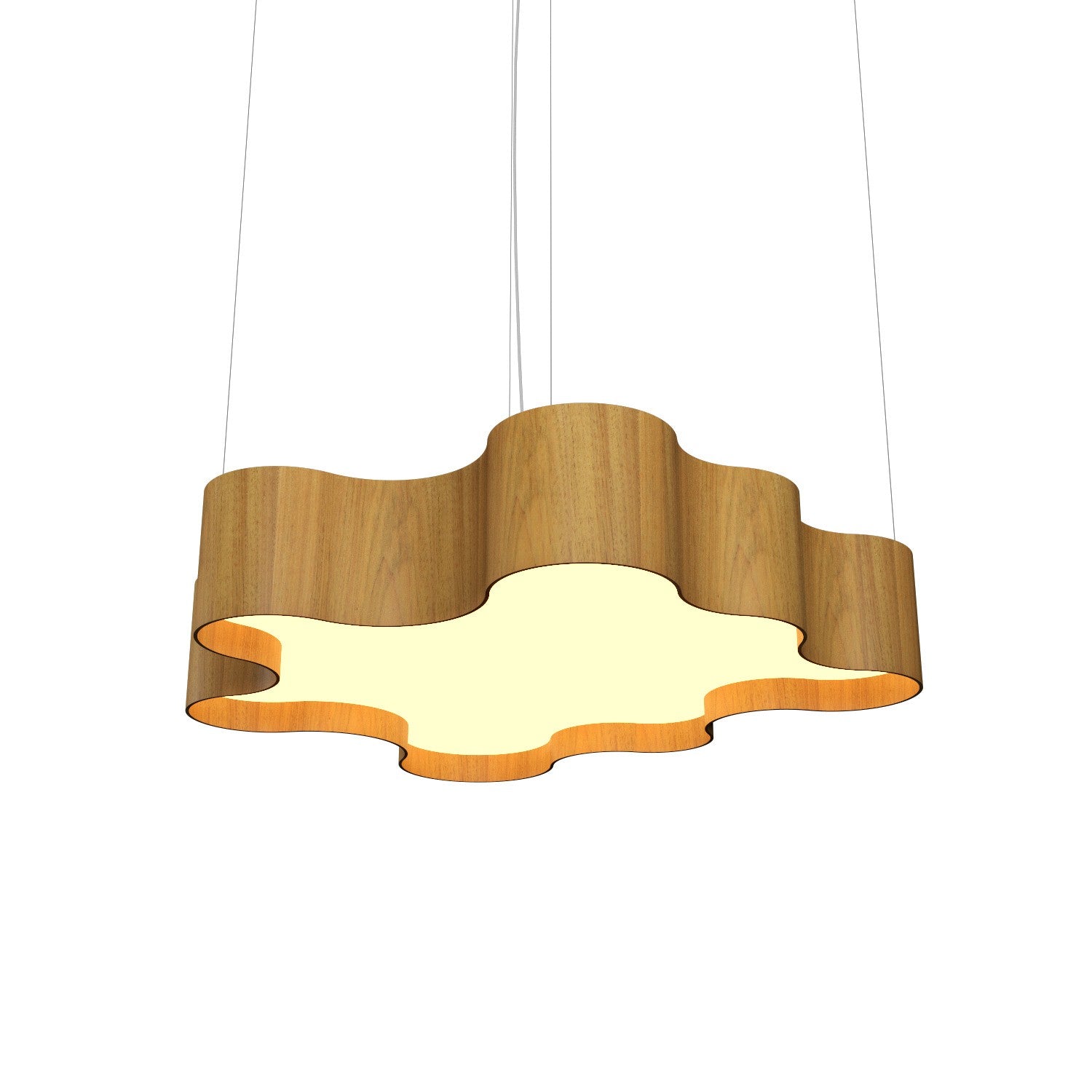 Accord Lighting - 1200LED.09 - LED Pendant - Organic - Louro Freijo