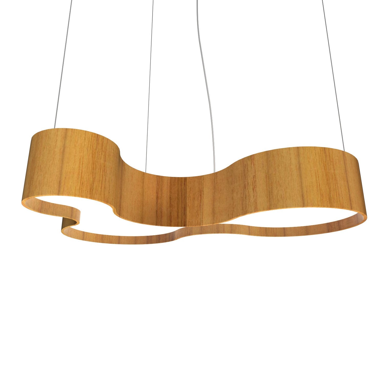 Accord Lighting - 1216LED.12 - LED Pendant - Organic - Teak