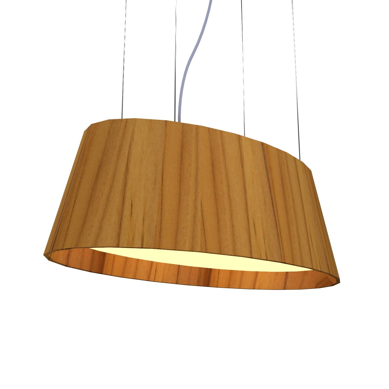 Accord Lighting - 1218LED.12 - LED Pendant - Oval - Teak