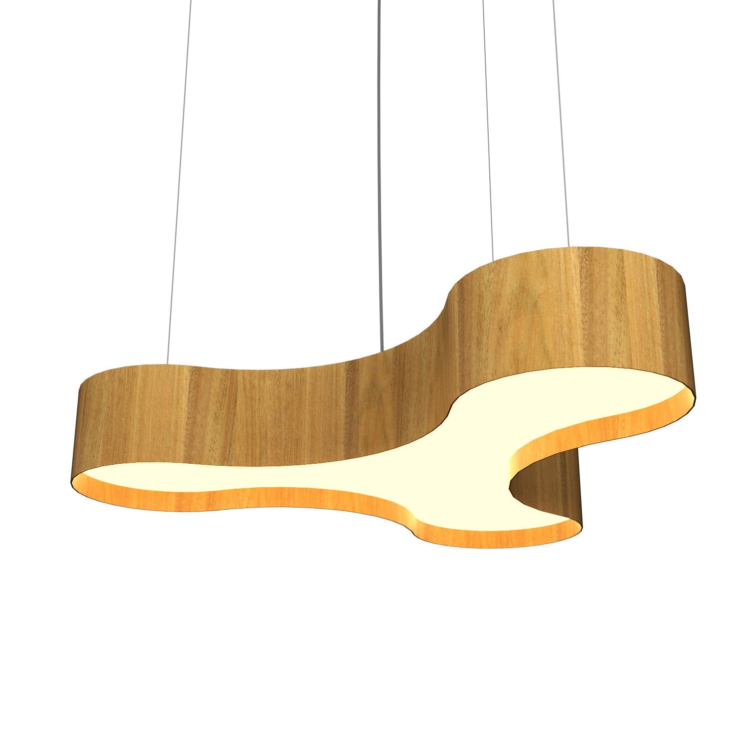 Accord Lighting - 1222LED.09 - LED Pendant - Organic - Louro Freijo