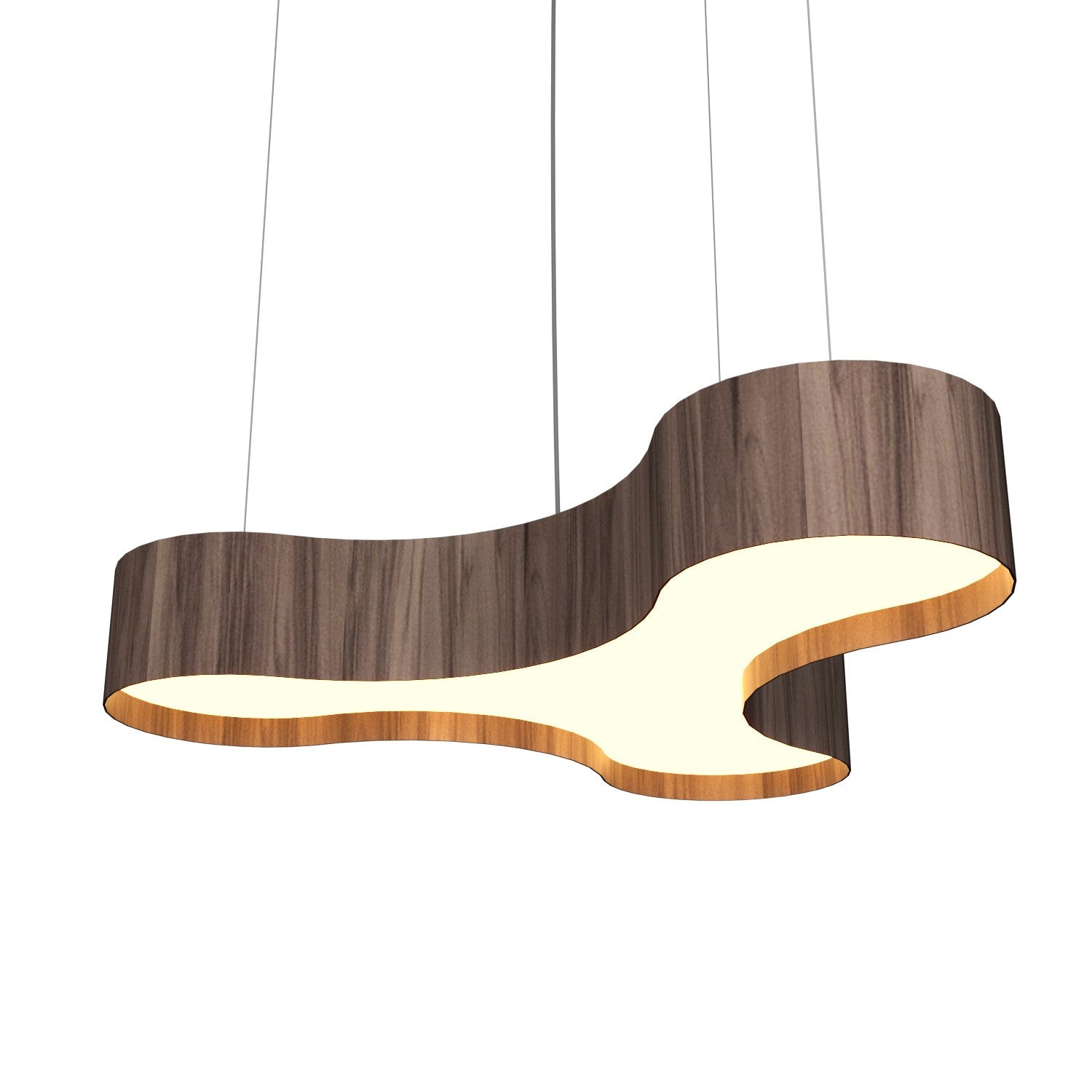 Accord Lighting - 1222LED.18 - LED Pendant - Organic - American Walnut