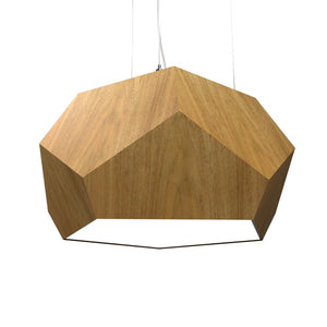 Accord Lighting - 1226LED.09 - LED Pendant - Facet - Louro Freijo