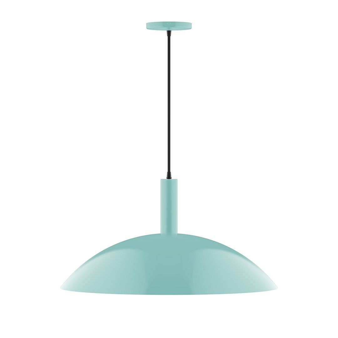 Montclair Light Works - PEBX477-48-C27 - Two Light Pendant - Stack - Sea Green