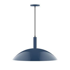 Montclair Light Works - PEBX477-50-C01 - Two Light Pendant - Stack - Navy