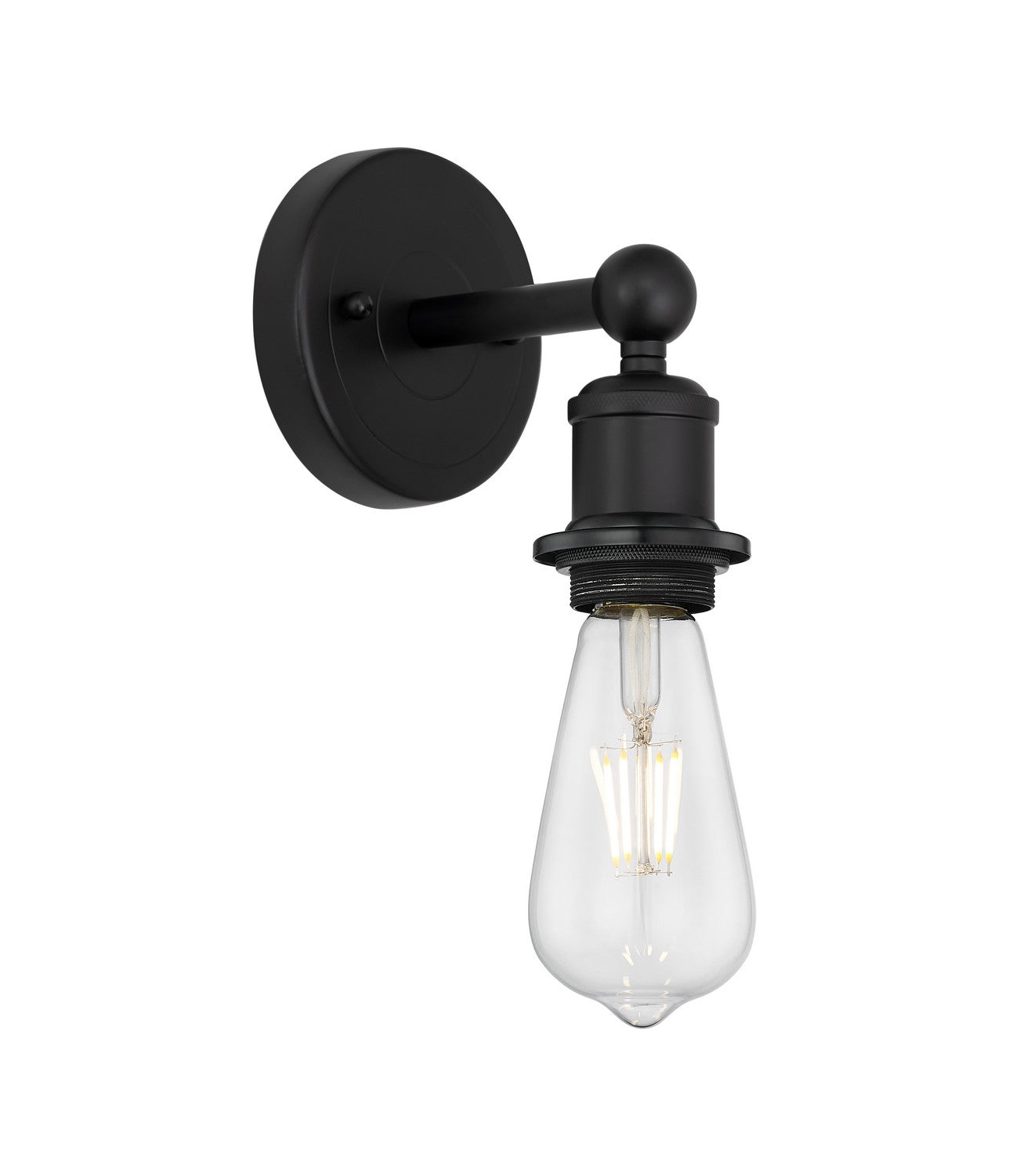 Innovations - 616-1W-BK - One Light Wall Sconce - Edison - Matte Black