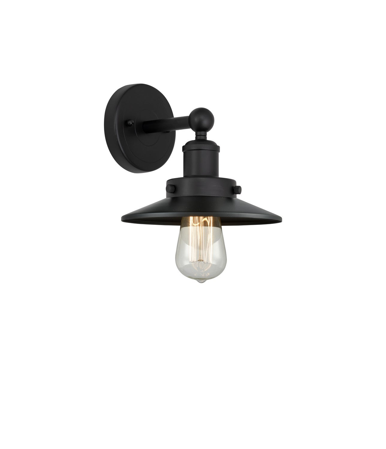 Innovations - 616-1W-BK-M6-BK - One Light Wall Sconce - Franklin Restoration - Matte Black