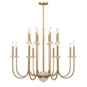 Savoy House - 1-2296-16-262 - 16 Light Chandelier - Oakhurst - Antique Gold