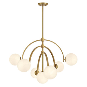 Savoy House - 1-3319-7-322 - Seven Light Chandelier - Marias - Warm Brass