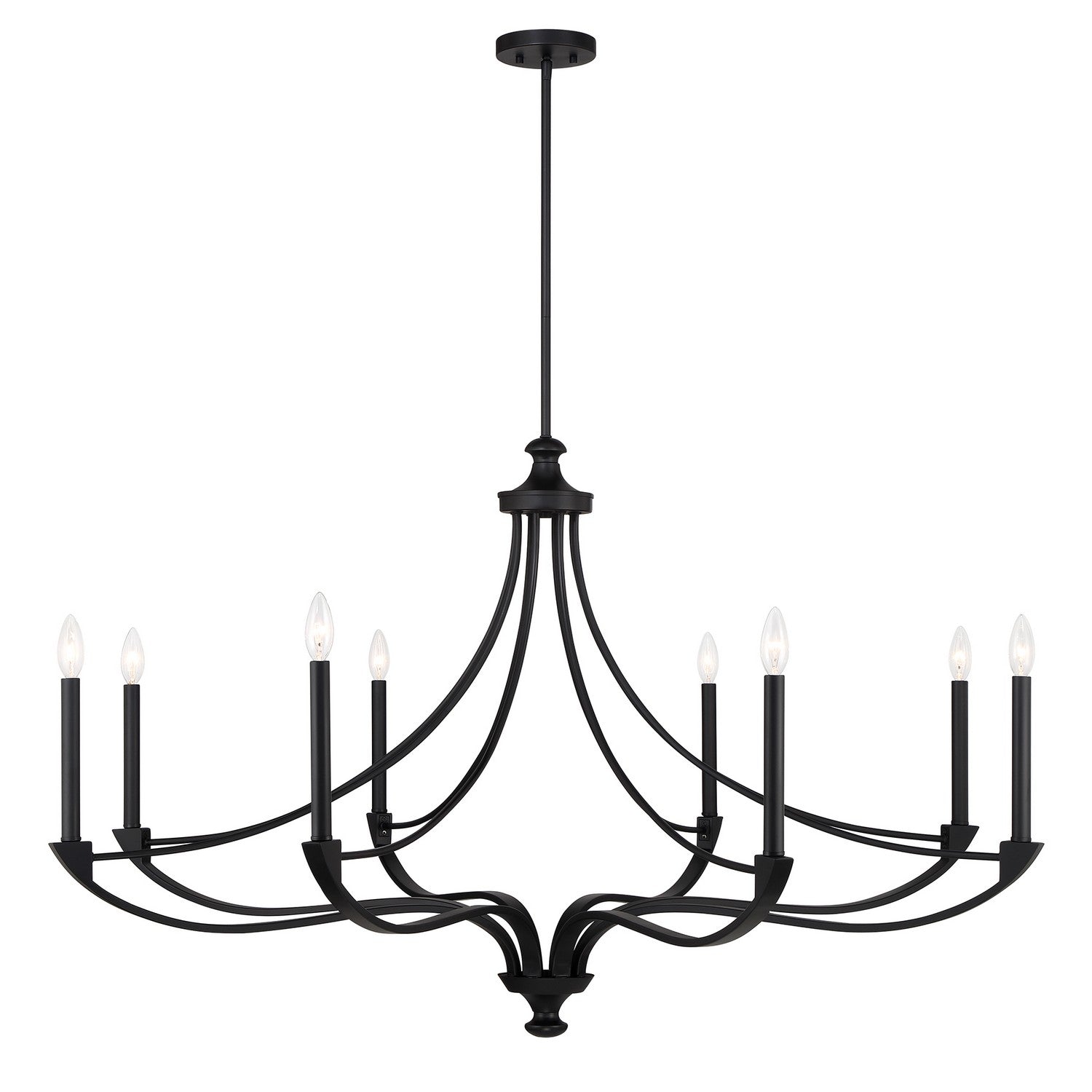 Savoy House - 1-6415-8-89 - Eight Light Chandelier - Preserve - Matte Black