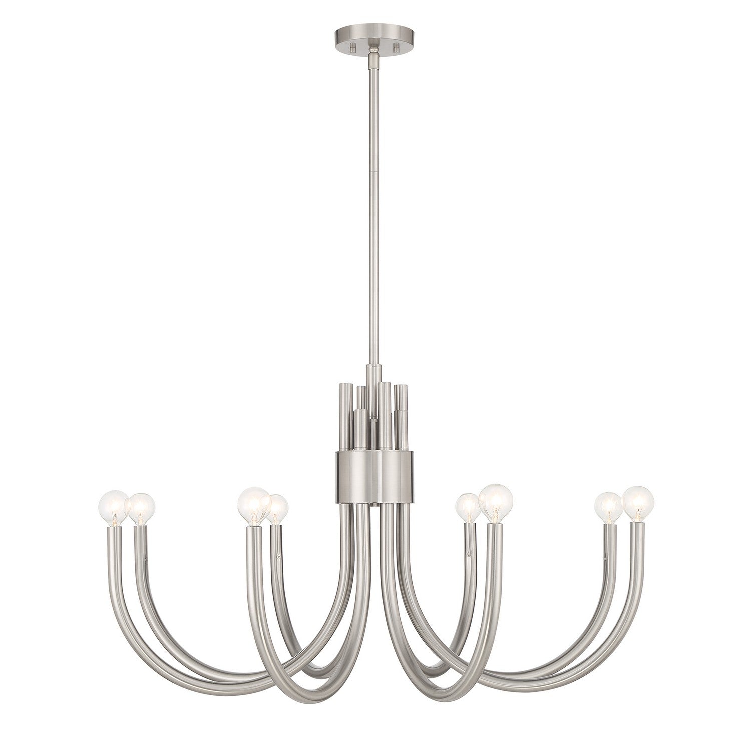 Savoy House - 1-6680-8-SN - Eight Light Chandelier - Sorrento - Satin Nickel