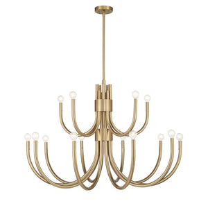 Savoy House - 1-6682-15-127 - 15 Light Chandelier - Sorrento - Noble Brass