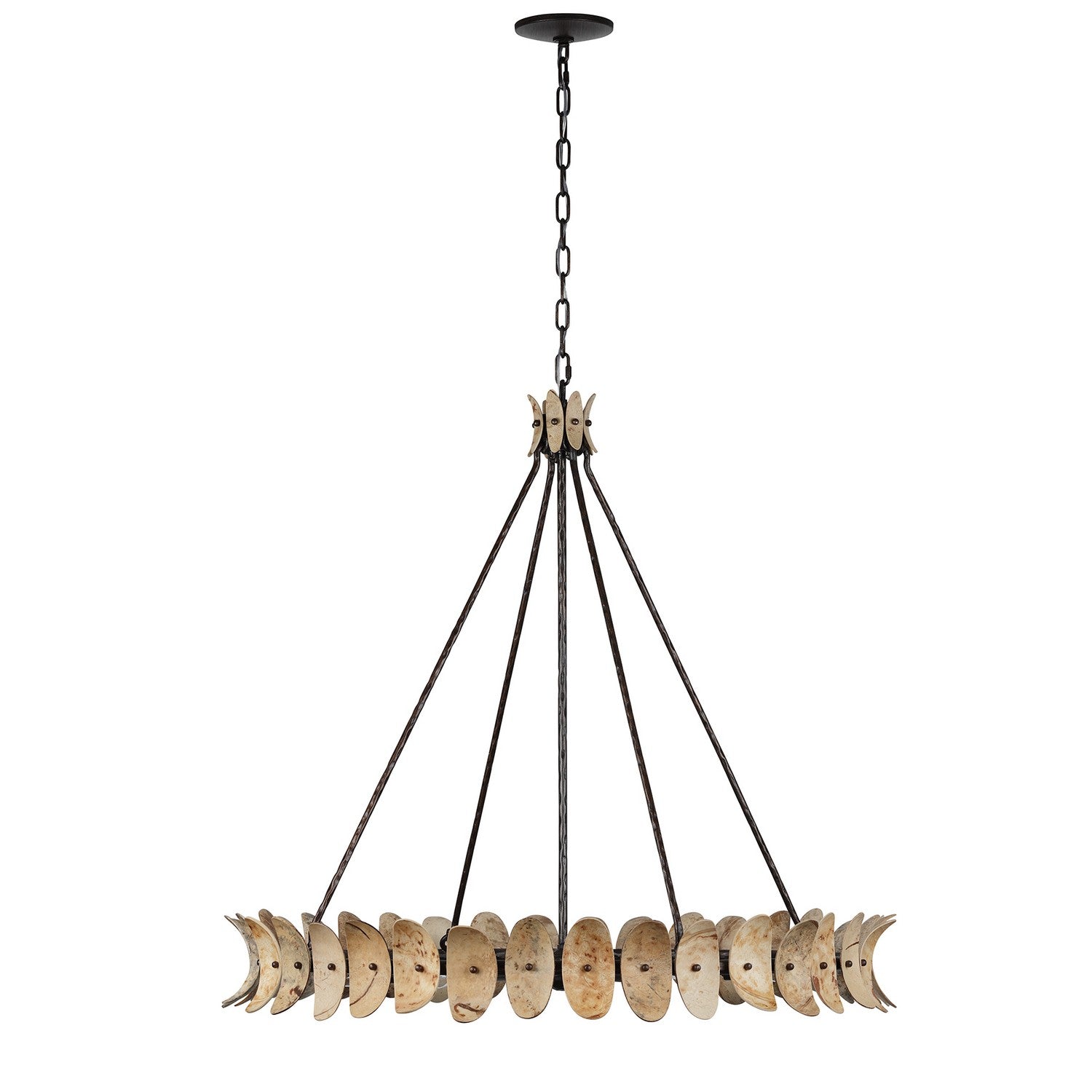 Savoy House - 1-8124-8-26 - Eight Light Chandelier - Monarch - Champagne Mist with Coconut Shell