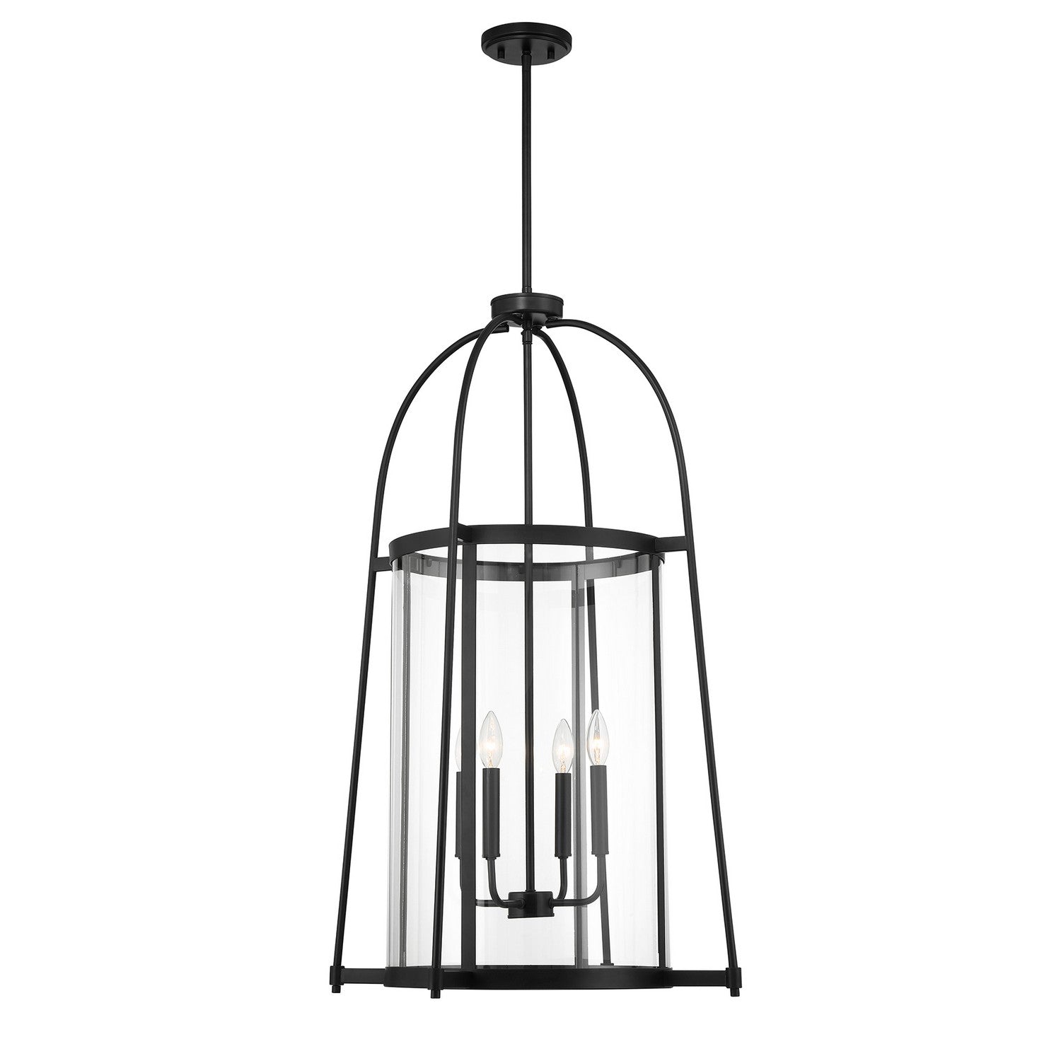 Savoy House - 3-2406-4-89 - Four Light Pendant - Rosedale - Matte Black