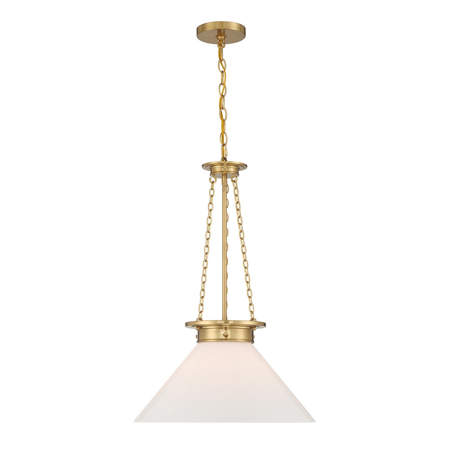 Savoy House - 7-1011-1-322 - One Light Pendant - Myers - Warm Brass